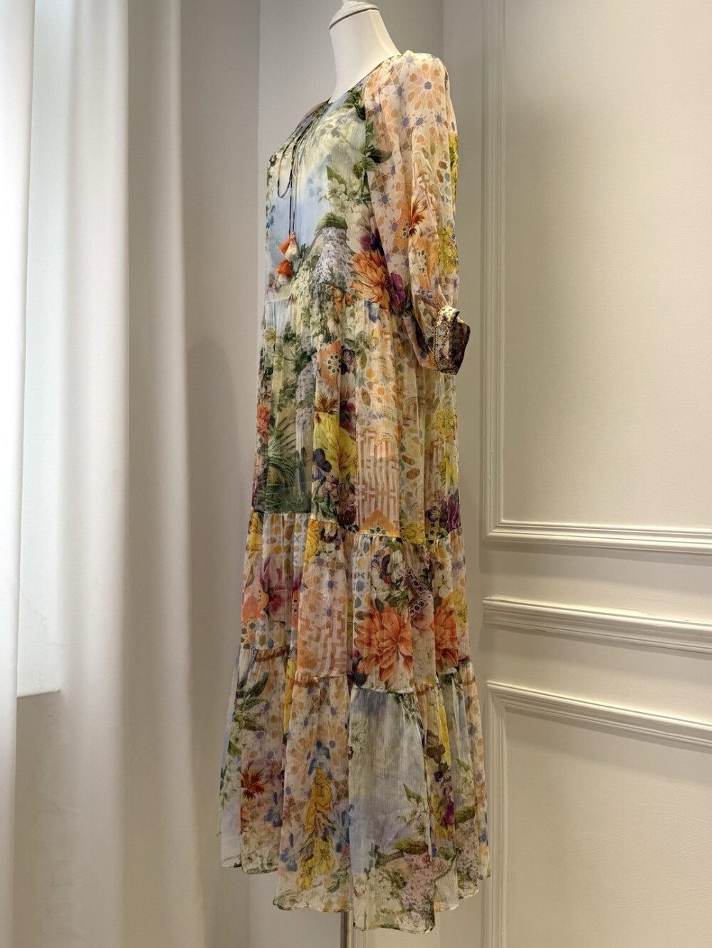 Camilla long gathered panel dress In The architects of alcázar - Picture 7 of 15